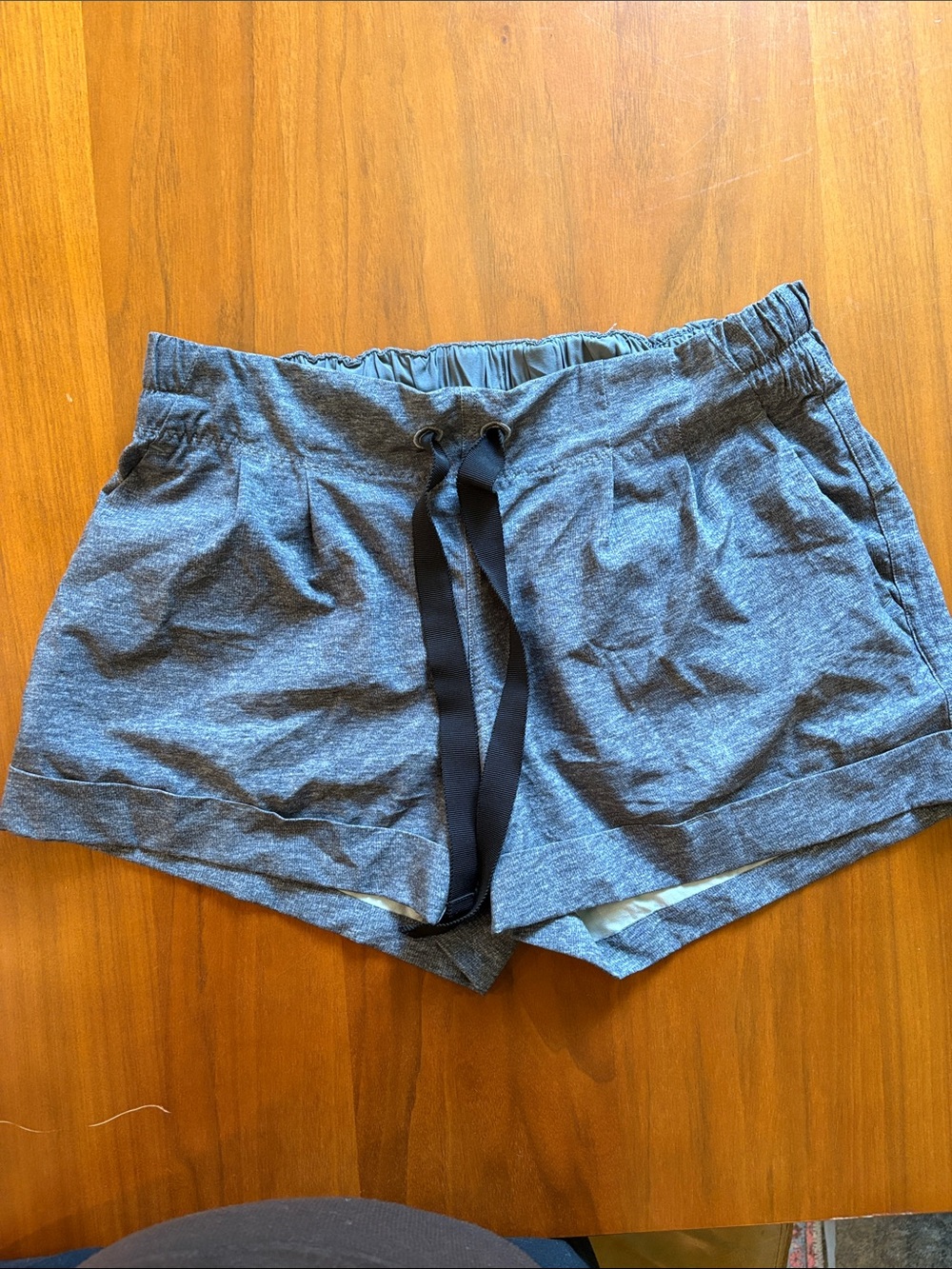 EUC Grey Spring Breakaway Shorts Charcoal Grey Size 6